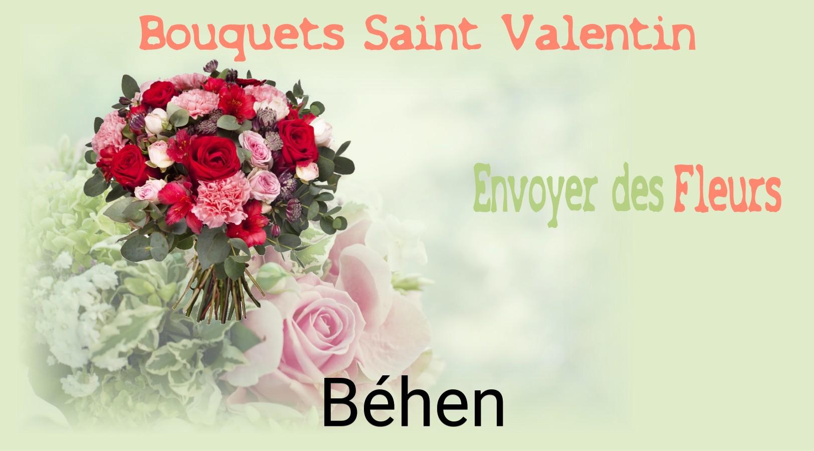 Roses de Saint-Valentin livrées à Béhen